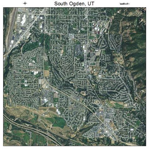 Aerial Photography Map of South Ogden, UT Utah