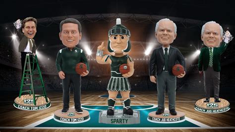 Bobblehead Hall of Fame unveils new 5-piece Michigan State collection ...