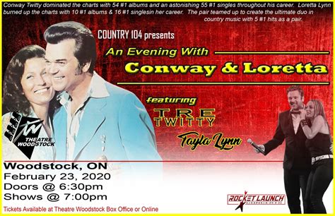 A Salute To Conway Twitty And Loretta Lynn In Woodstock Country 104