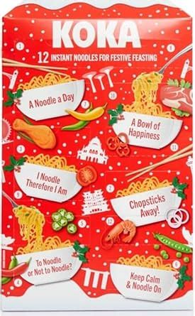 Koka Noodles Days Advent Calendar For Festive Feasting An