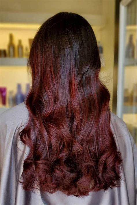 brown hair with red highlights natural - Josefa Betancourt