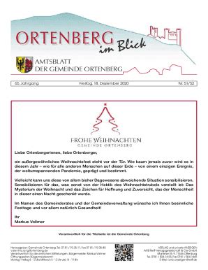 Ausfüllbar Online amtsblatt der gemeinde ortenberg Fax Email Drucken