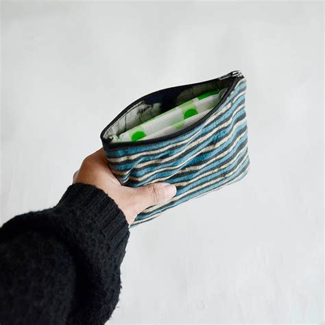 Block Printed Zero Waste Pouch Eve Ichcha