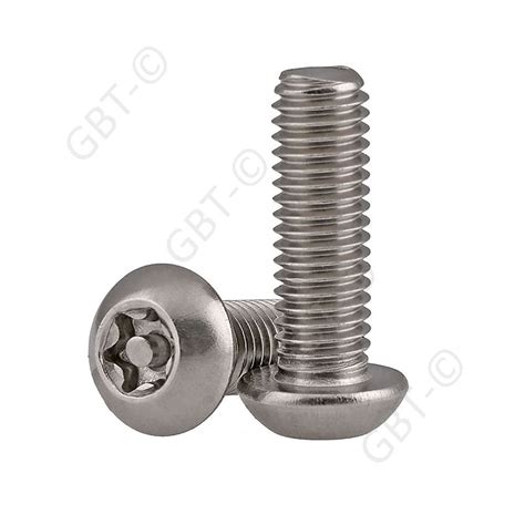 M3 M4 M5 M6 M8 M10 A2 Button Head Security 6 Lobe Pin Tx Torx Anti Vandal Screw Home Improvement