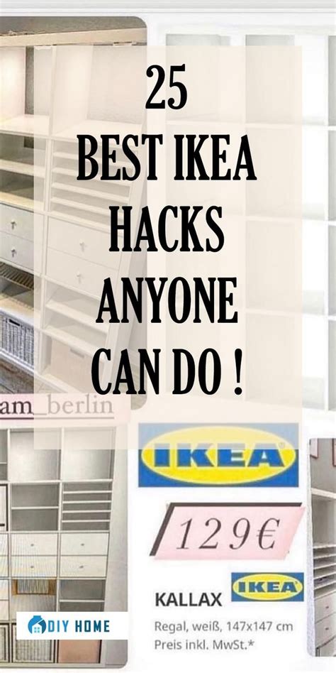 25 Best IKEA Hacks Anyone Can Do Diy Ikea Hacks Ikea Hack Ikea