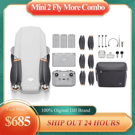 Dji Mini 2 Fly More Combo Ultralight Foldable Drone 3 Axis Gimbal With 4k Camera 12mp Photos