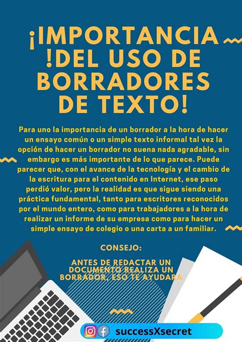 Uso De Borradores De Textos Para Optimizar El Flujo De Trabajo En Una