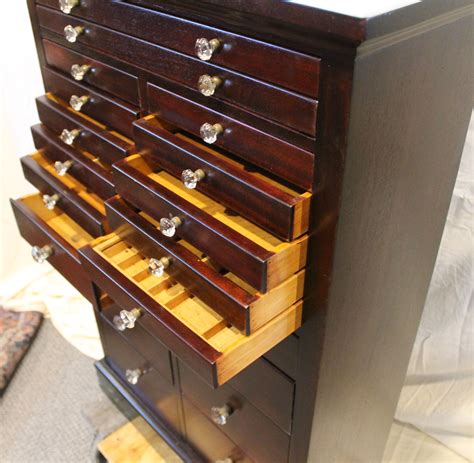 Bargain Johns Antiques Antique Dental Cabinet Solid Mahogany Made By