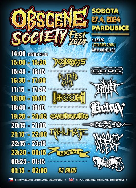 OBSCENE SOCIETY FEST IS COMING AGAIN IN APRIL 2024 OEF Europe