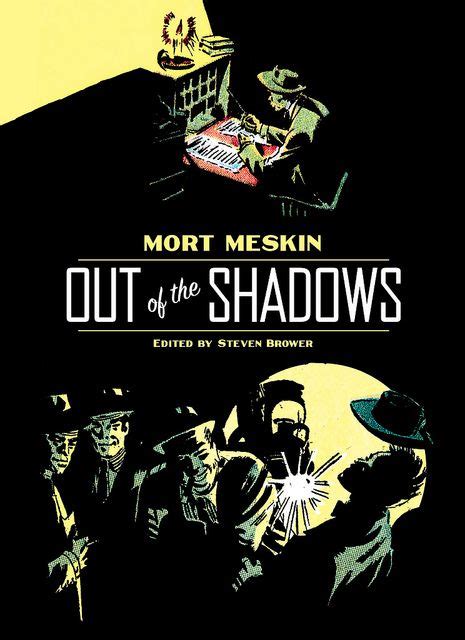 Out Of The Shadows By Mort Meskin Front Cover By Fantagraphics Via