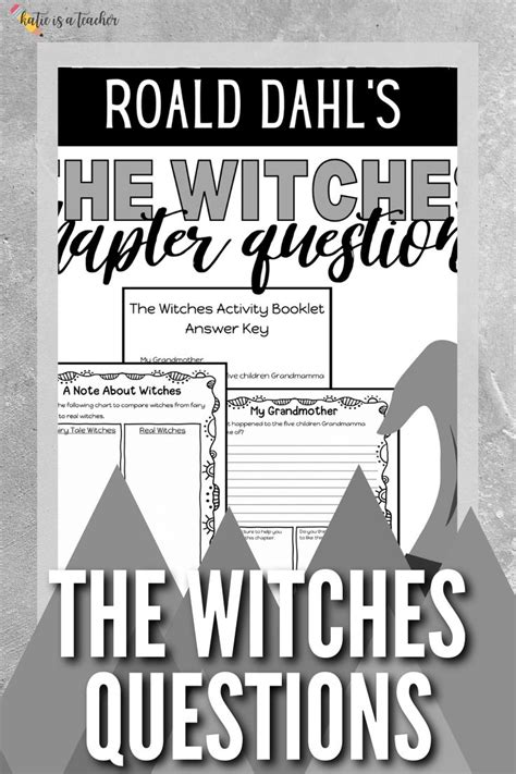 Roald Dahl S The Witches Vocabulary And Questions Bundle Vocabulary