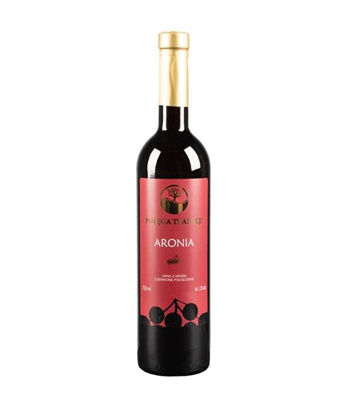 Potęga Tradycji Aronia Wino z Aronii Półsłodkie 750ml Dobra cena