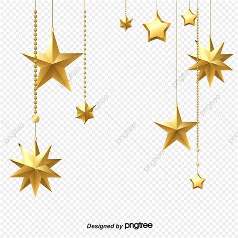 Eses Vector De Colgante De Estrella Dorada PNG Dibujos Clipart De