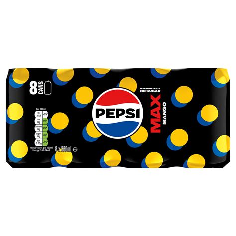 Pepsi Max Mango 8 X 330ml Multipacks Iceland Foods