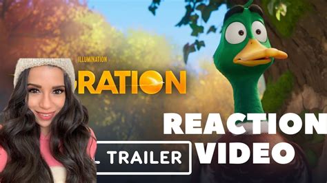 Migration Official Trailer 2023 Reaction Video Youtube