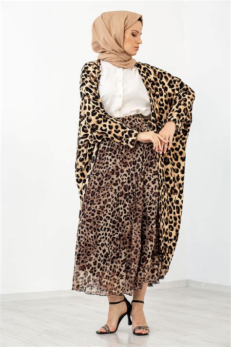 29845 Hirka Tek Leopar Siyah Tekbir