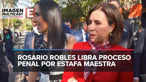 Caso Estafa Maestra Juez Absuelve A Rosario Robles YouTube