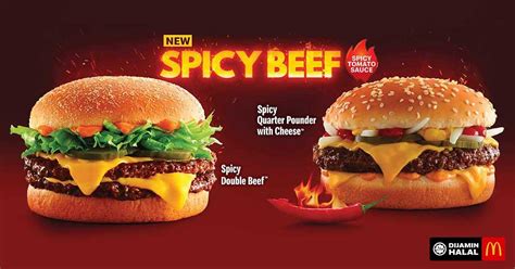 Mcdonalds Malaysia Spicy Beef Burgers