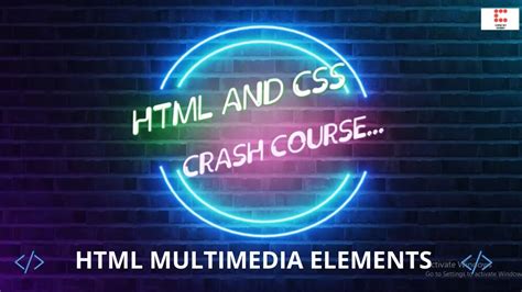 Tutorial HTML And CSS Crash Course HTML Multimedia Elements