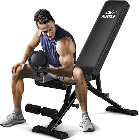 FLYBIRD Banco De Pesas Banco De Entrenamiento De Fuerza Ajustable Para