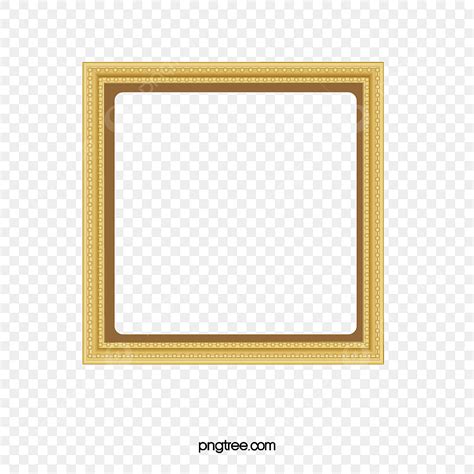 Gold Frame Border Vector Hd PNG Images, Vector Painted Gold Frame ...