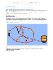 Rojas Kirchhoff Review Lab Docx Kirchhoff Laws Review Lab Using PhET