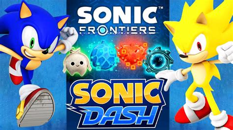 Sonic Dash Super Sonic Unlocked Vs Sonic All Fully Upgraded Sonic Frontiers Event Run