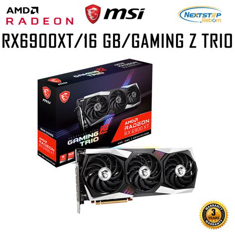 Msi Radeon Rx Xt Gaming Z Trio G Gddr Vga