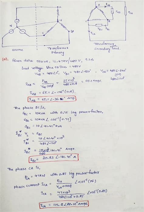 Solved Q A Three Phase Grounded Wye Delta Connected Transformer