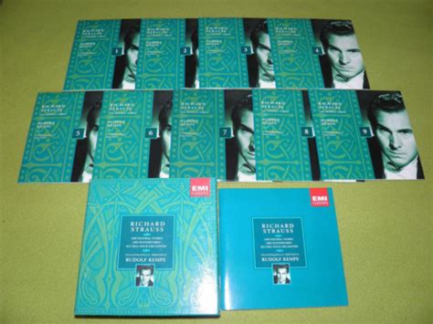 Strauss Orchestral Works Rudolf Kempe IMPORT EMI 9xCD Box Set NM