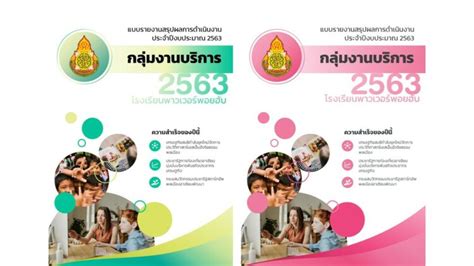 ฟรีปกรายงาน ปกหนังสือ ปกแผนการสอน แก้ไขได้ด้วยพาวเวอร์พอย