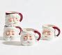 Santa Claus Ceramic Mugs Pottery Barn