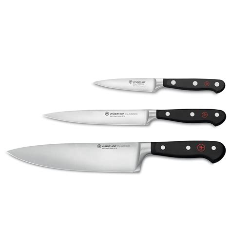 WÜsthof Classic 3 Piece Chefs Knife Set