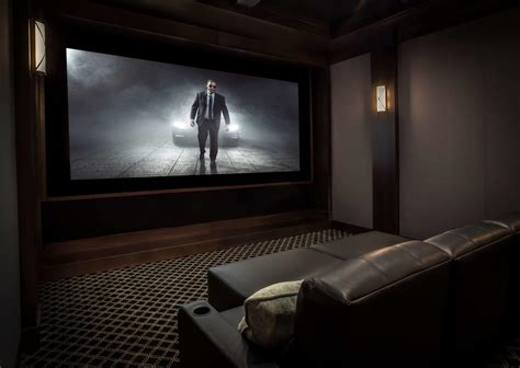 Contemporary Style Screening Room | Paradise Theater Private Cinema Portfolio