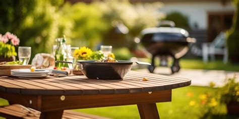 Premium Ai Image Barbecue On A Sunny Day