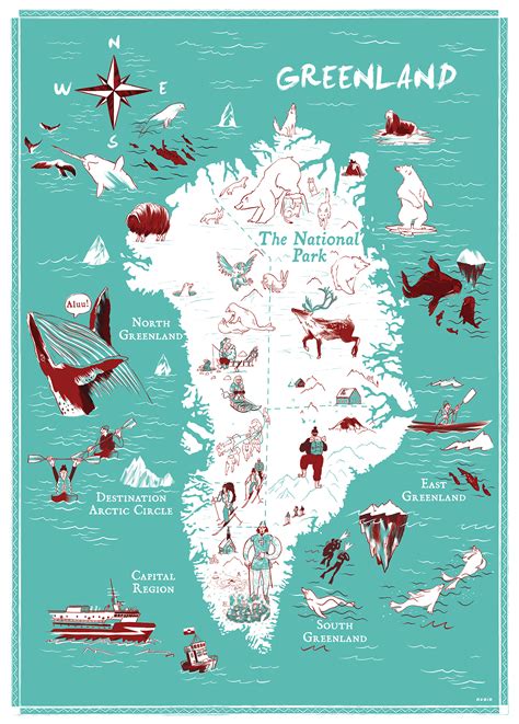 Greenland Map on Behance