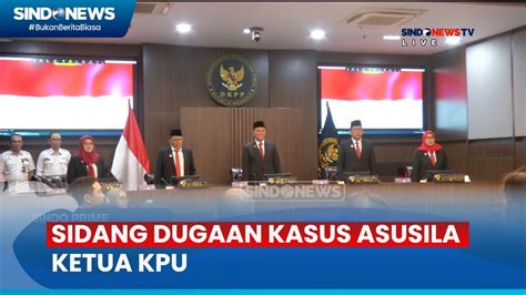 Sidang Dugaan Kasus Asusila Ketua Kpu Sidang Berlangsung Tertutup