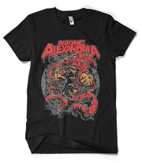 Asking Alexandria T-Shirt Mech Online Store – Musico T-Shirts Shop