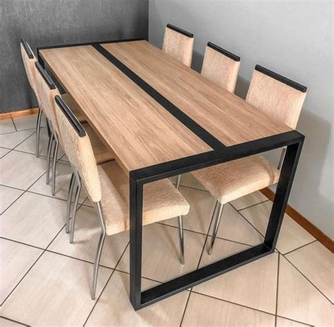 Mesa De Arrime De Usos M Ltiples En Hierro Y Madera Mercado Libre