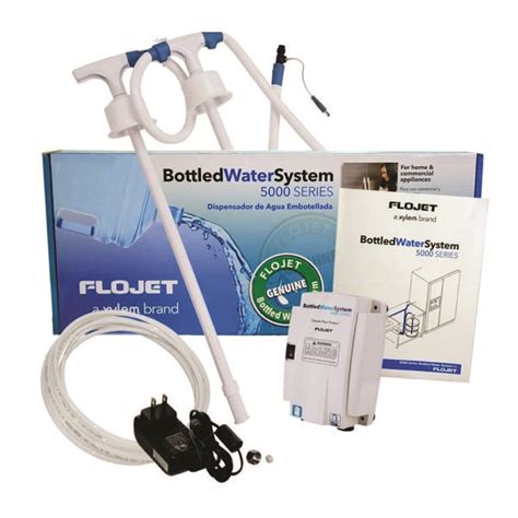 FloJet Pump Dispenser | Crystal Clear Bottled Water