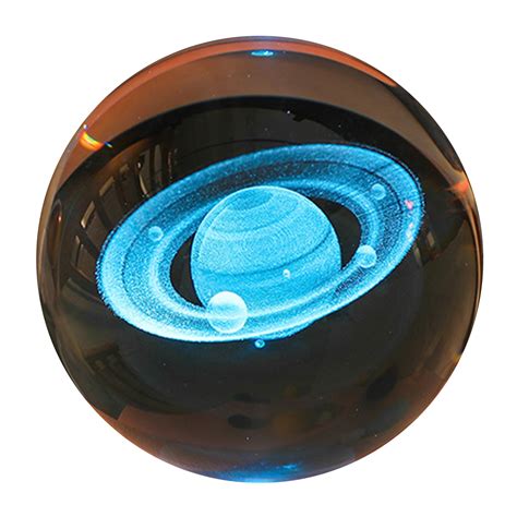 Crystal Ball Night Astronomy Night Lamp Creative 3d Glowing Planetary