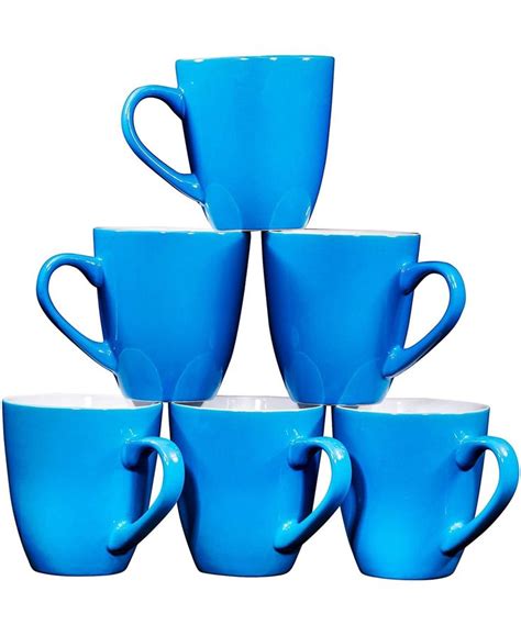 Bruntmor 16 Oz Large Sized Coffee Mugs Set Of 6 Macys Mugs