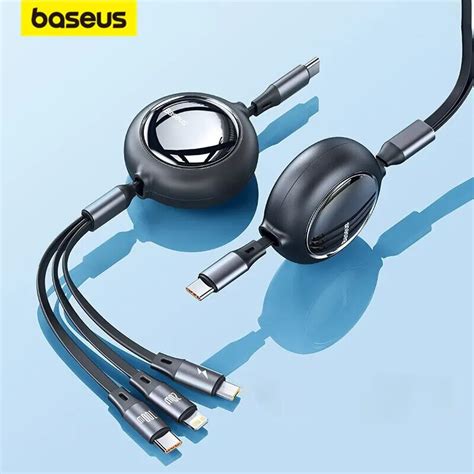 Baseus Geri Ekilebilir 100W 3 1 H Zl USB Kablosu I In Huawei Onur Ta