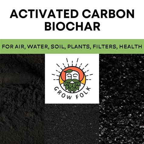 Activated Carbon Biochar 04 16mm Grow Folk