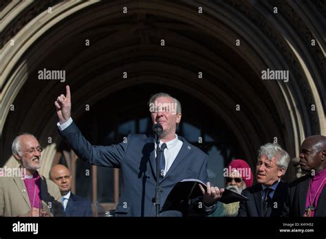 Tony Walsh Recites His Poem This Is The Place Stock Photo Alamy