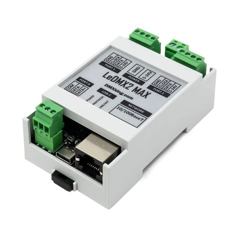 Инсталляционный преобразователь сигнала DMXking LeDMX2 MAX - купить в ...