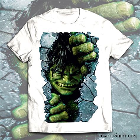 The Incredible Hulk Superhero Comic T Shirt Marvel Comics Etsy