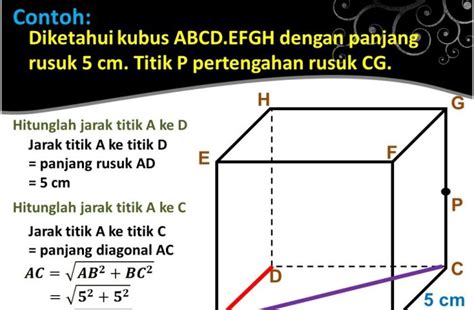 Contoh Soal Jarak Titik Ke Bidang Pada Kubus Firstloveband