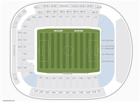 LA Galaxy Stadium Seating Chart