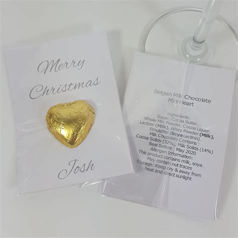 Christmas Table Favours Personalised Christmas Table Ts Etsy Uk